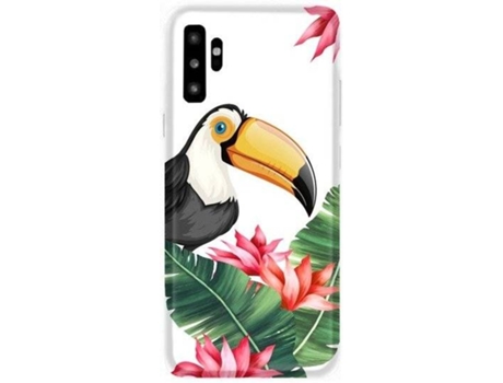 Capa Samsung Galaxy Note 10 CASEGADGET Toucan and Leaves Verde