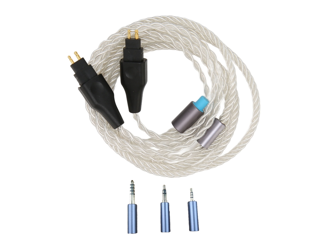 Cabo de Áudio LAXISCREED para Sennheiser Hd650 Prata