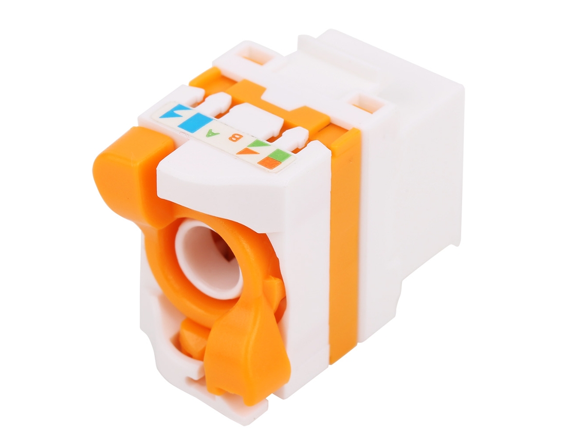 2pcs Módulo Rj45 Ethernet Cat6a Sem Ferramenta