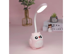 Luminria Noturna Mini Coruja Rosa Fofa, Recarregvel Via Usb, Dobrvel Para Quarto Infantil. Aquaforge