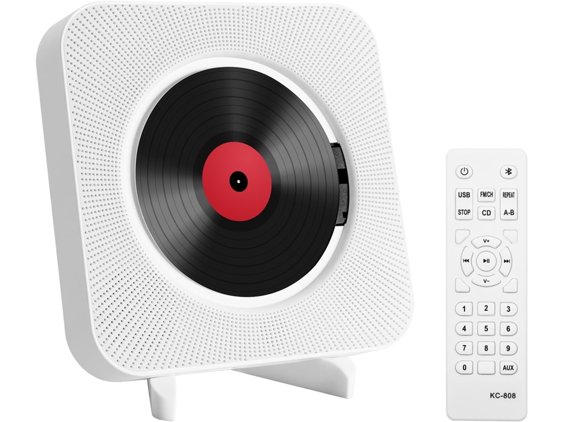 Reprodutor de CD multifuncional com alto falante AQUAFORGE