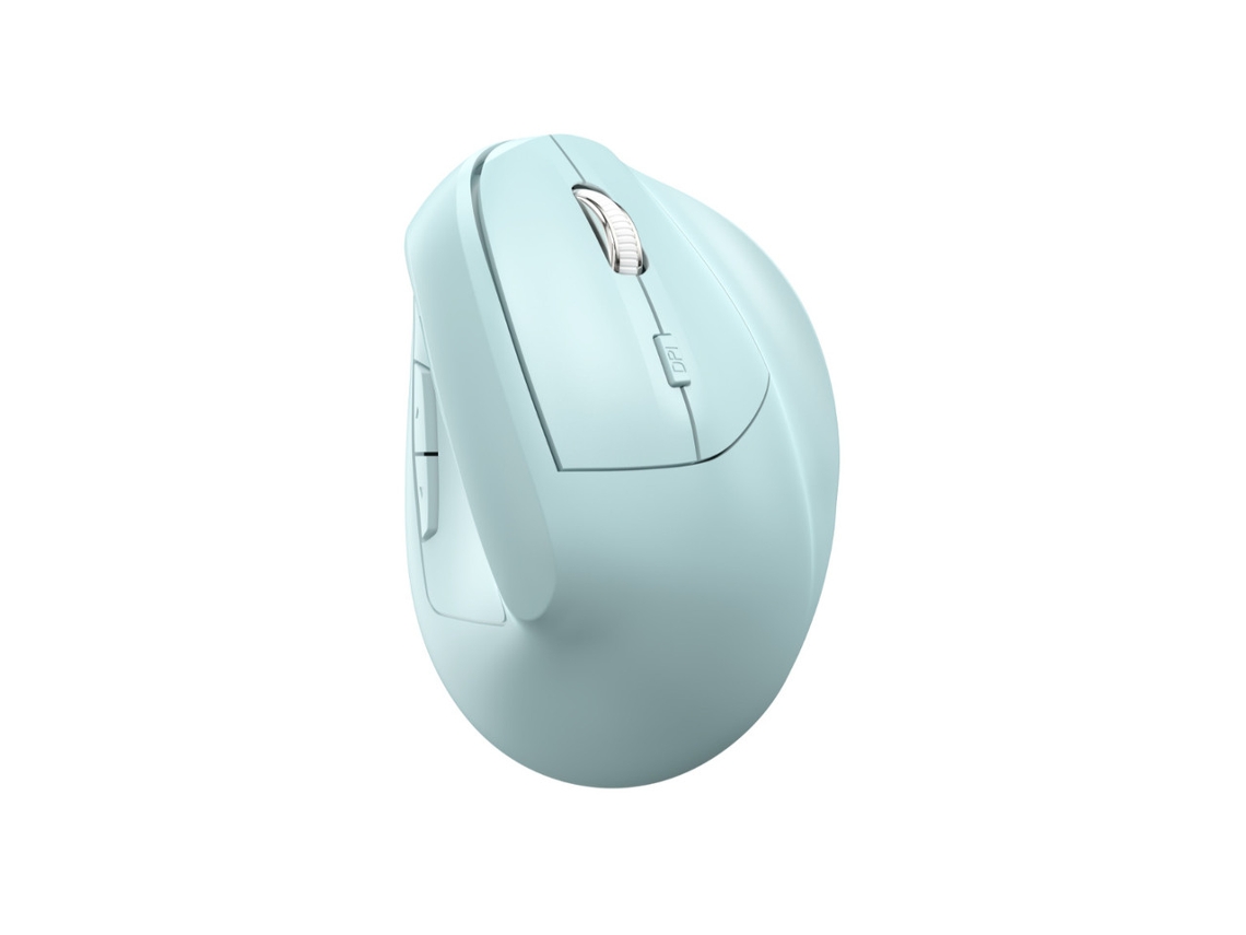Rato Ergonómico Yizhood Sem Fios 2.4g Bluetooth Dual Mode Recarregável Verde