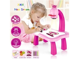 KIT DE PINTURA com caixa de projetor LED para crianças, ferramentas inteligentes de pintura de arte R2 para crianças, presente educacional S/MARCA