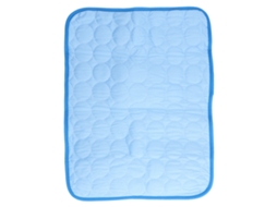 Manta Refrescante, para Cães e Gatos, Autorefrescante, Respirável, Dobrável, 60x50 Cm, Azul AQUAFORGE
