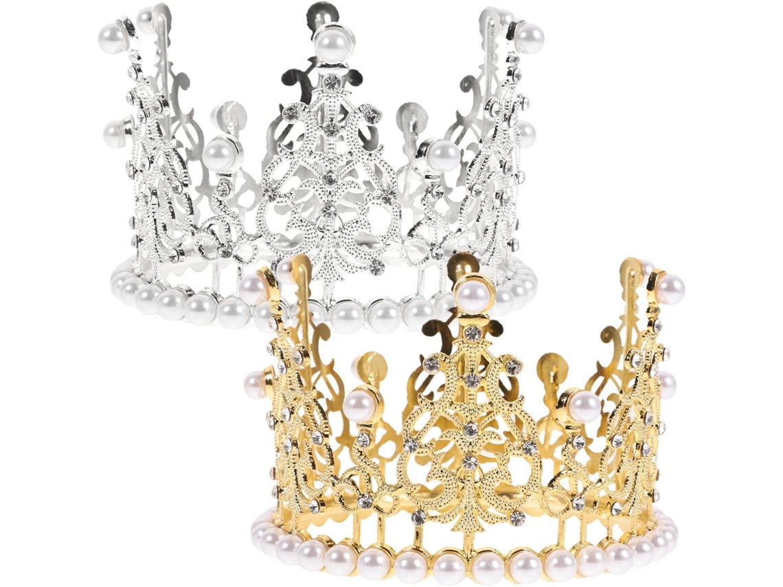 Ciieeo De 2 Tiaras Leves E Elegantes Em Liga Metálica Para Acessórios De Cabelo Femininos