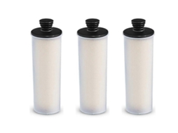 Kit Com 3 Cartuchos Descalcificantes Para Purificador De Água A Vapor Karcher Sc2 Sc3. Filtro Descalcificante Premium Para Uso Vertical._glo