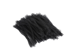 100pcs Espiral de Encadernação Fio 14.3mm 48 Dentes 4:1 Capacidade 115 Folhas A4 Preto