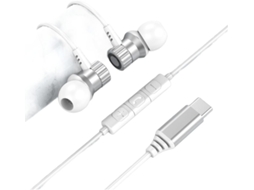 Fones De Ouvido Hifi 3,5 Mm Com Chip Digital Type-c, Qualidade Som,