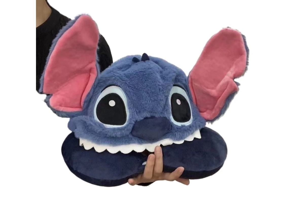 Almofada Fofa Formato U com Desenho Animado para Dormir, Almofada com Capuz para Cochilos, Almofada de Apoio Cervical para Viagens AQUAFORGE