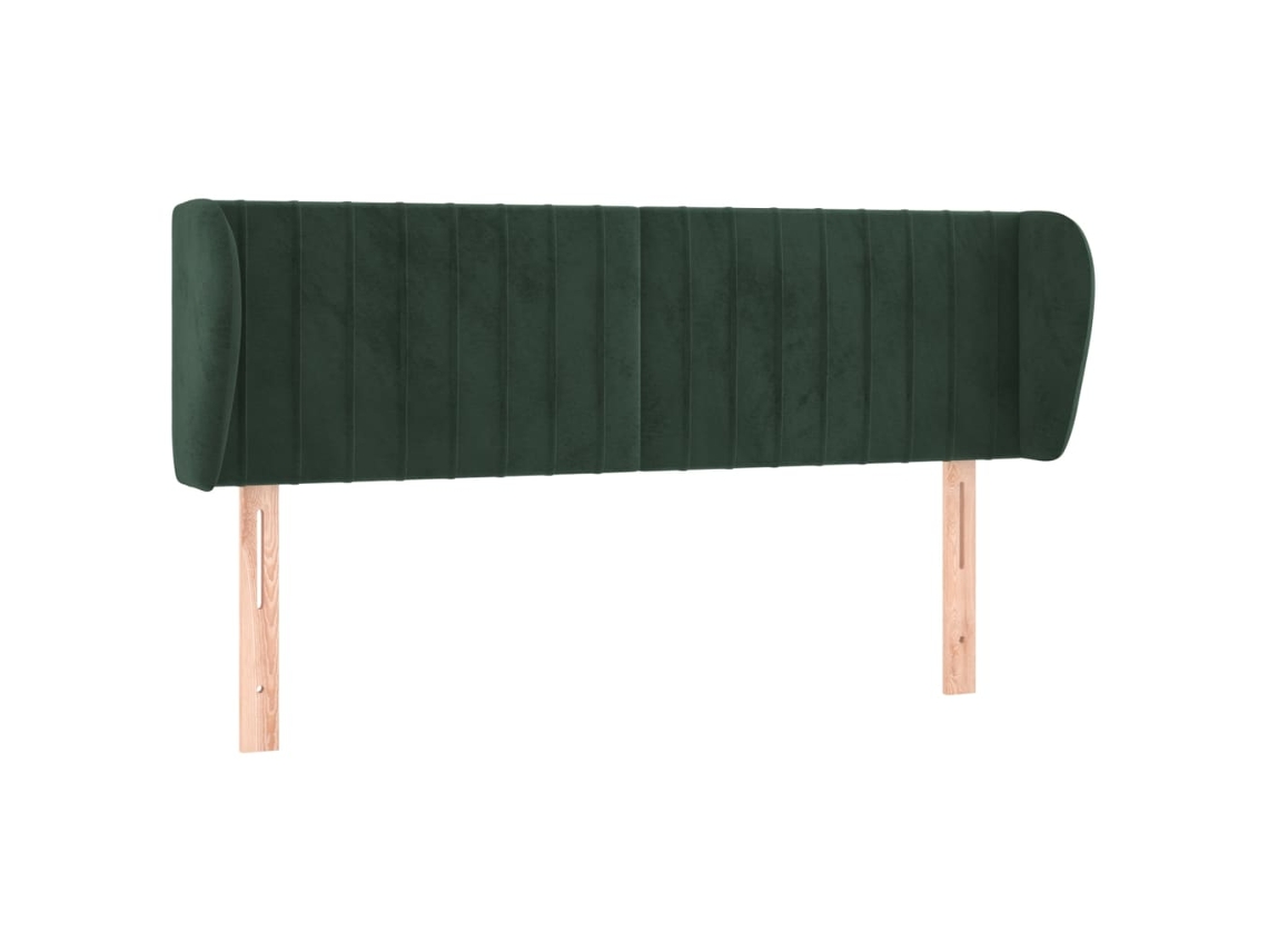 Headboard, Headboards Vidaxl Verde Veludo (147 X 23 X 78/88 Cm)