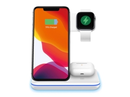 Carregador Sem Fio Qi Para Apple, Samsung Yizhood Branco