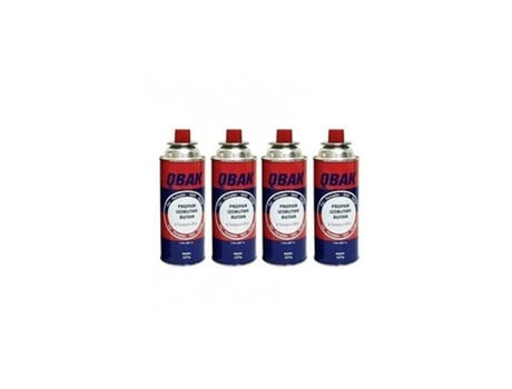 Bombonas de gás 227g 4 recambios chifre portátil cartucho gás camping para cocinar QBAK