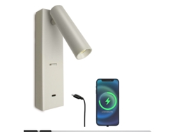 Candeeiro De Parede Para Leitura (cabeceira) Recarregável Via Usb-c (branco Neutro: 4000-4500k) – 200x50x75mm