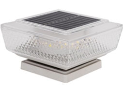 Luminária Solar Genérica Para Poste De Cerca - 2 Peças, À Prova D'água, Para Pátio.