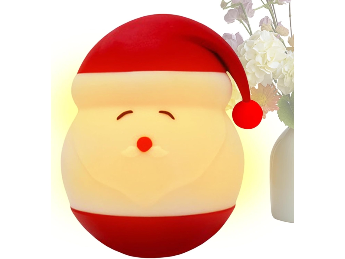 Luz De Natal Para Dormir, Suave, Segura, Em Formato Papai Noel,