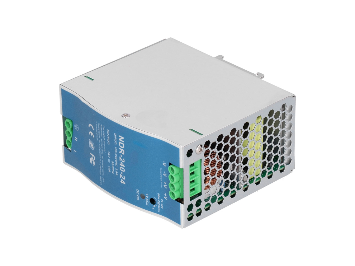 Fonte de Poder de Rail Industrial 240w 10a 24v
