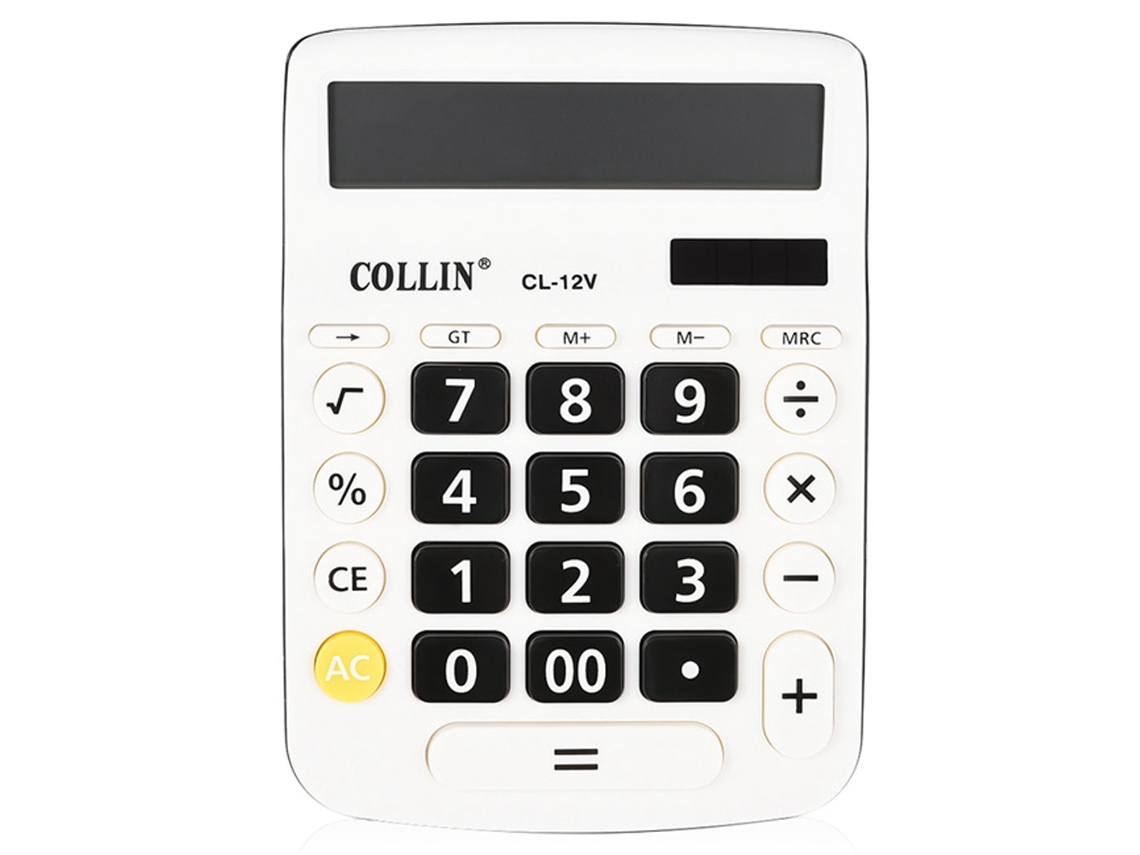 Calculadora De Escritório Plástico Grande (eletrônica, Desktop)