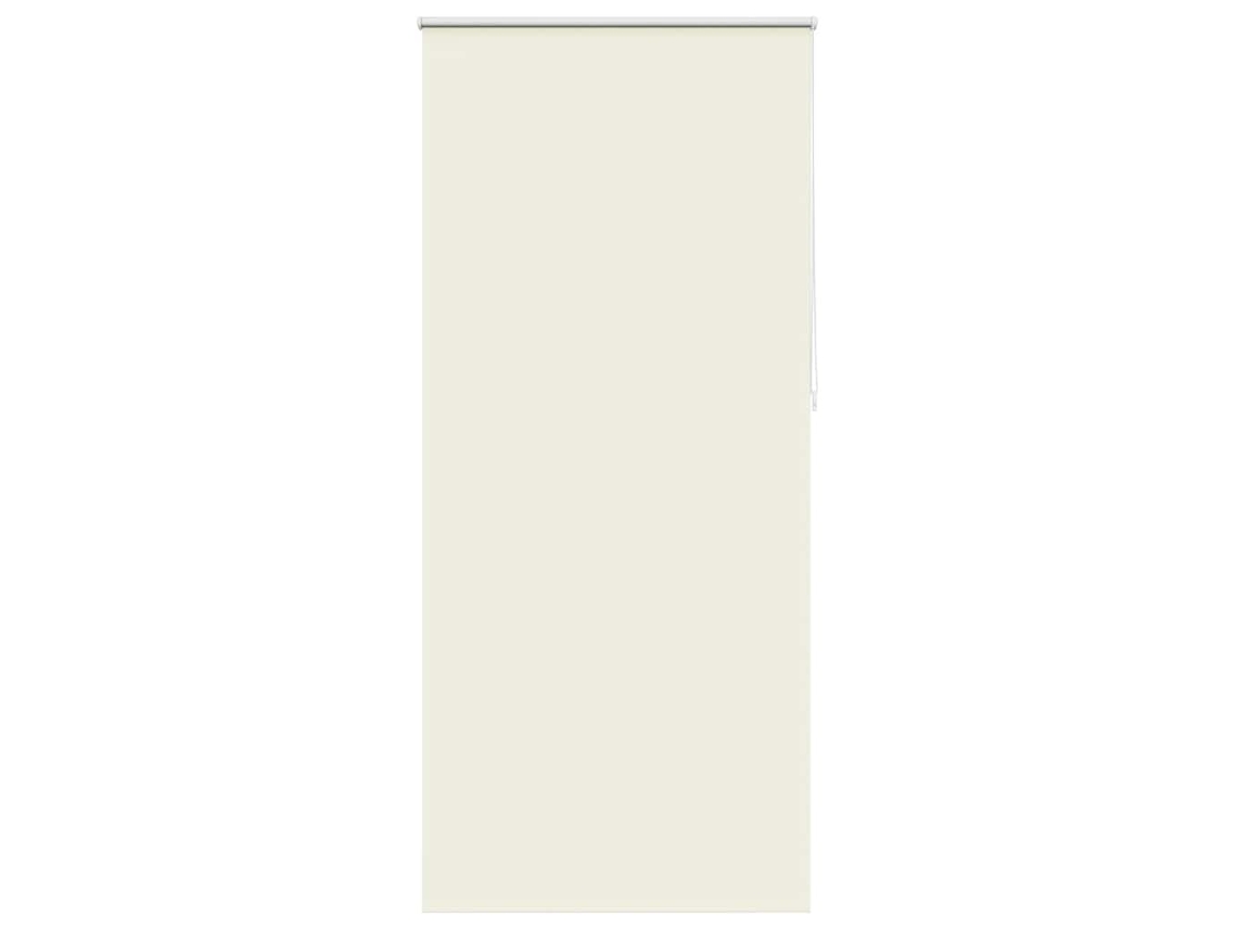 Maison Exclusive - Cortina De Rolo Blackout, 124,4 X 230 Cm, Largura Do Tecido 120 Cm, Branco-creme