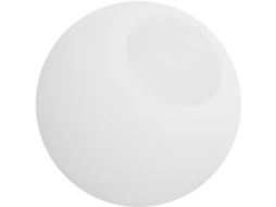 Cúpula Esférica de Pe Branca, 180 Mm de Diâmetro, Substituição para Lustre, Resistente À Água, Difusor de Luz SFUSHOS