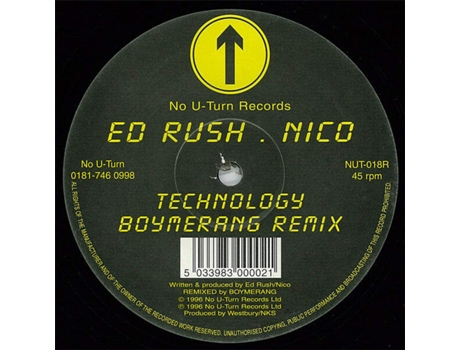 Vinil Technology Boymerang Remix No U-turn
