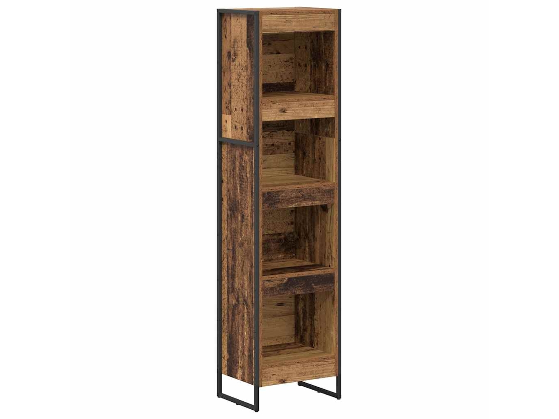 Gabinete de Livros Madeira Antiga 80 X 30 X 155 Cm MAISON EXCLUSIVE