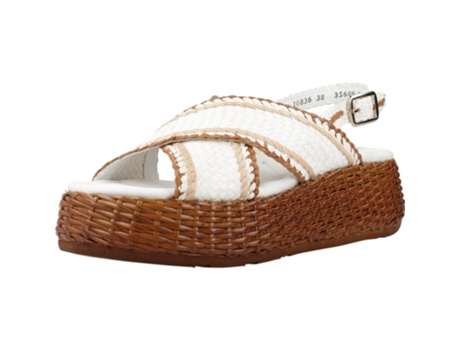 Sapatos de Mulher PONS QUINTANA Maui Tecido Branco (39)