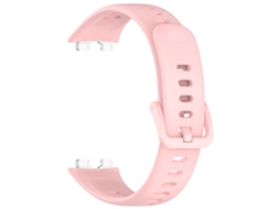 Pulseira de Silicone Oficial para Huawei Band 8/9/10 com Cabeçote Metálico CHABERLU