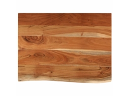 Bathroom Countertop, Bathroom Countertops Vidaxl Marrom Madeira (80 X 60 X 2.5 Cm)