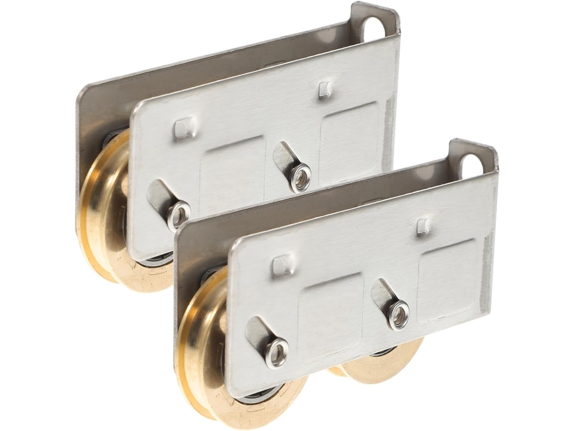 Conjunto De 2 Rodízios Para Portas Homoyoyo Varanda Internas, Rodas Du