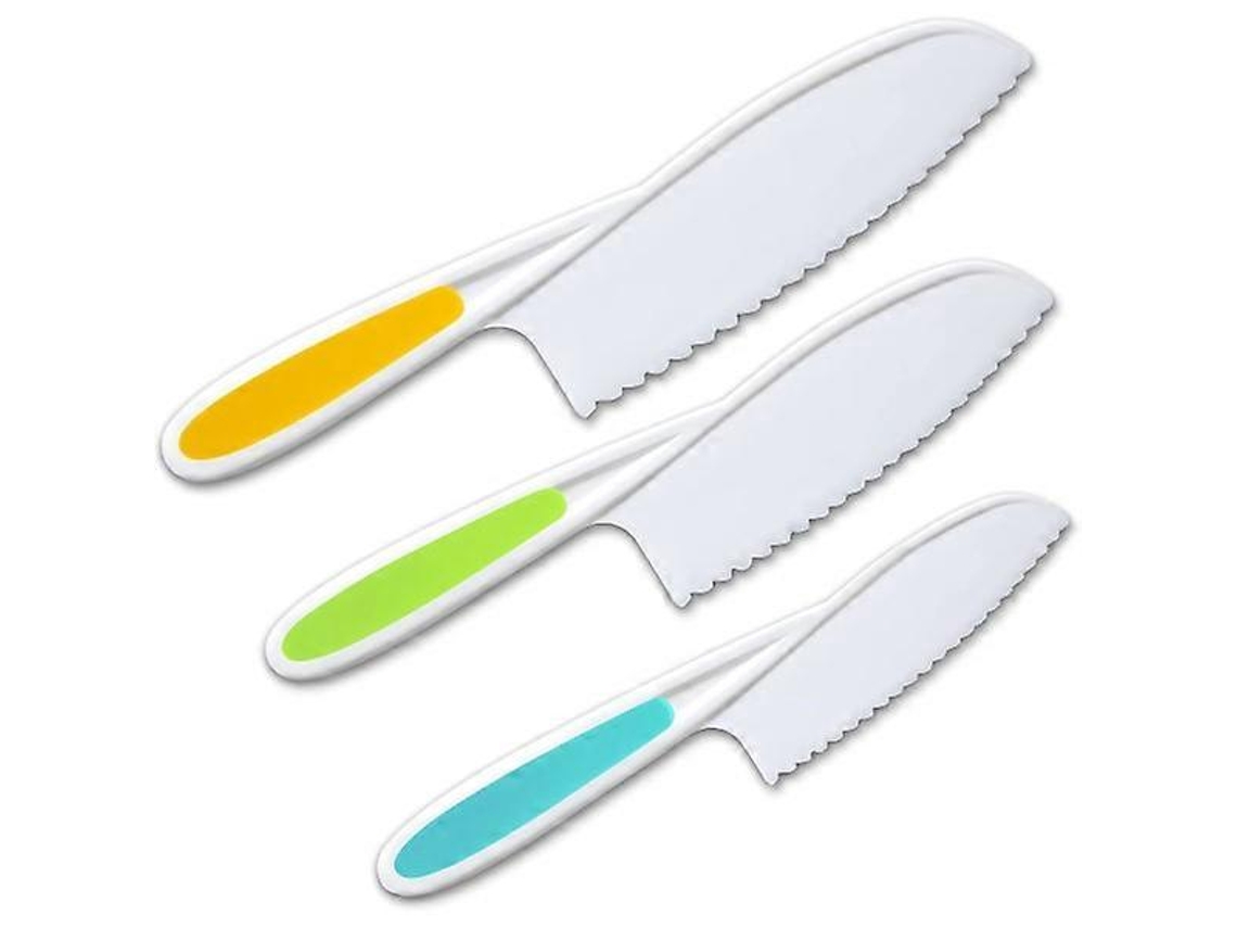 Facas Seguras Para Crianças, Ideais Para Cortar Frutas, Salada E Pão, Infantis, Para Uso Doméstico, Confeitaria E Organização Da Cozinha