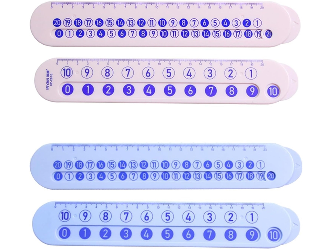 Régua Deslizante Para Matemática Infantil, Régua Digital De Decomposição Números, Brinquedo De Matemática Digital Para