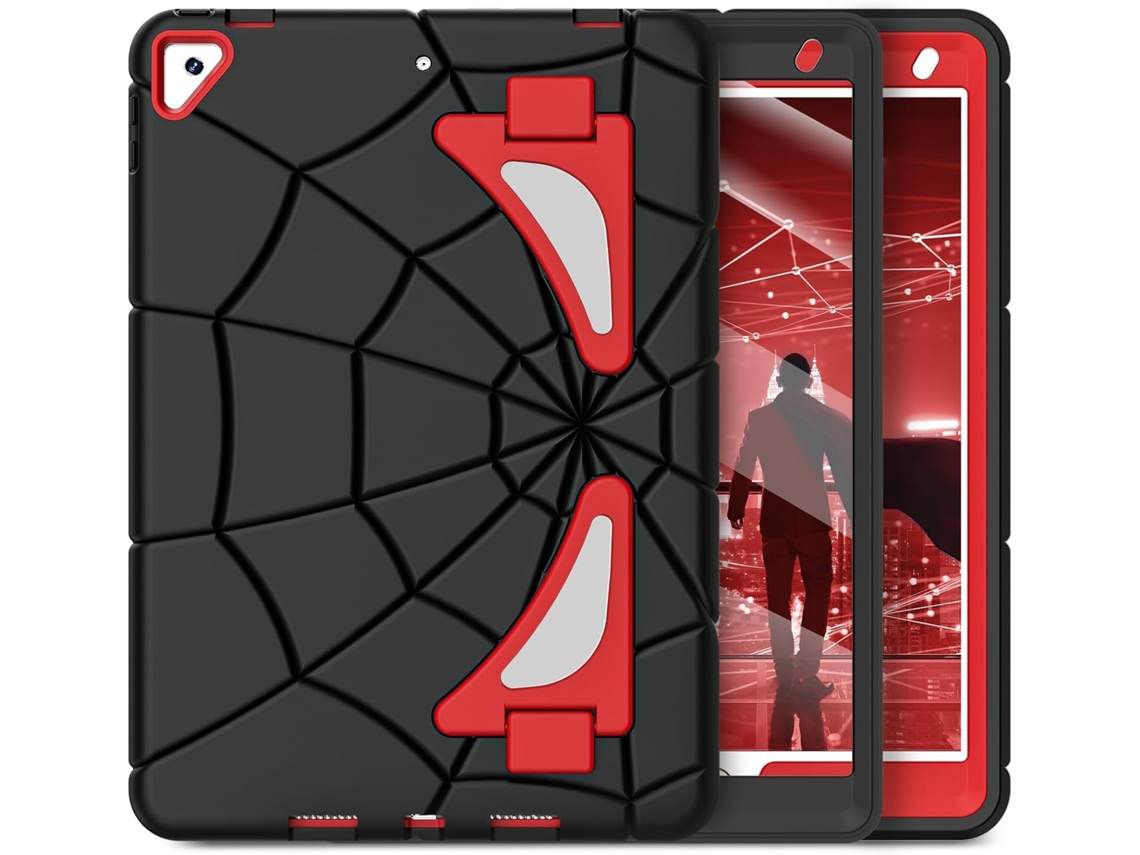Capa Para Ipad Pro 11 , Resistente A Quebras E Impactos, Com Suporte, Preta, Crianças. Tuotuo (geração 2024)