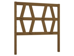 Cabeceira de Cama em Pinho Maciço Castanho Mel MAISON EXCLUSIVE (81x4x100 cm)