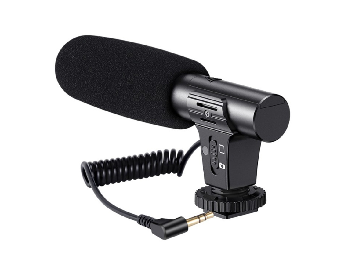 Microfone para Vídeo com Redução de Ruído MDUG para Entrevistas
