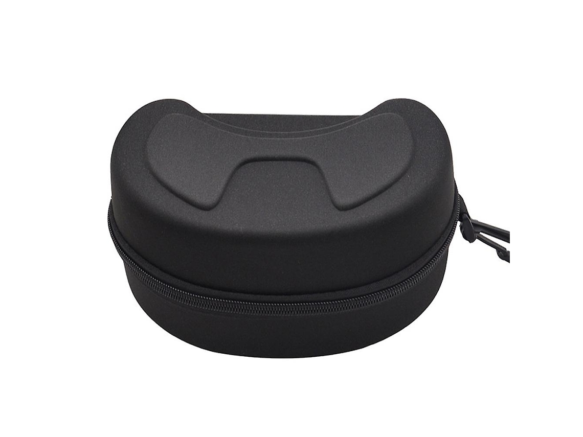 Estojo Grande para Óculos de Esqui, Resistente a Impactos, Rígido com Zíper AQUAFORGE (preto)