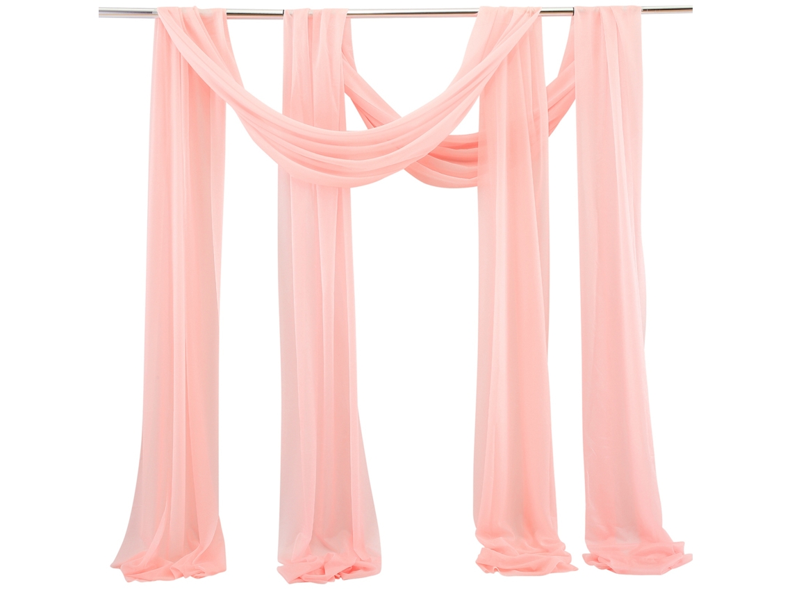 Tecido Chiffon para Decoração de Arco de Casamento