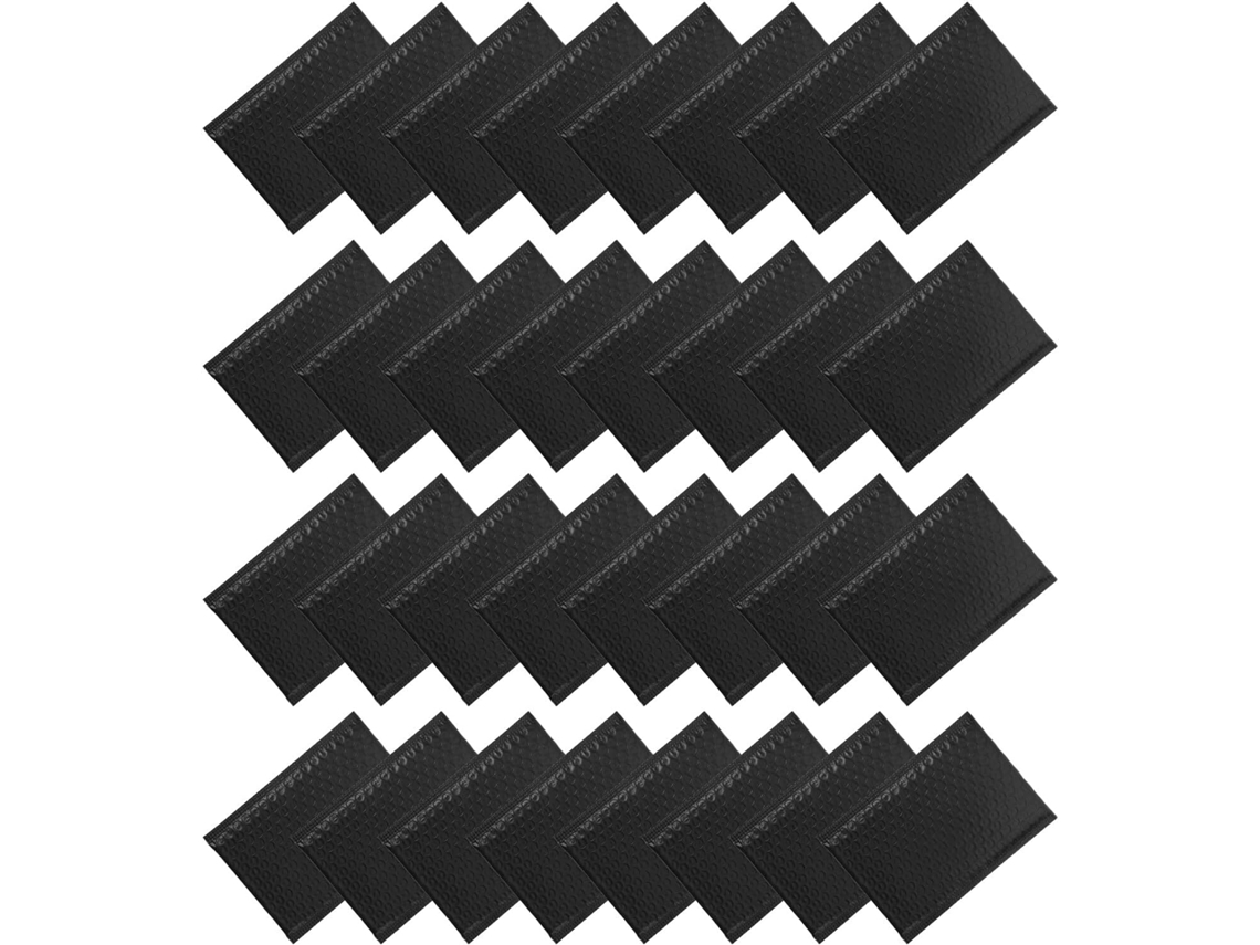 50 Envelopes Dexpédition Matelassées Noires 15x20 4 Cm Pacote Autoadesivos Anti-descamação E Proteção Antichoc