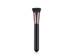 Pincel de Maquiagem com Cabo de Madeira para Máscara Facial e Concealer Feminino