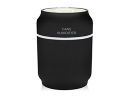 Laxiscreed Umidificador Usb Em Lata, Purificação Do Ar Portátil Para Casa E Veículo Preto