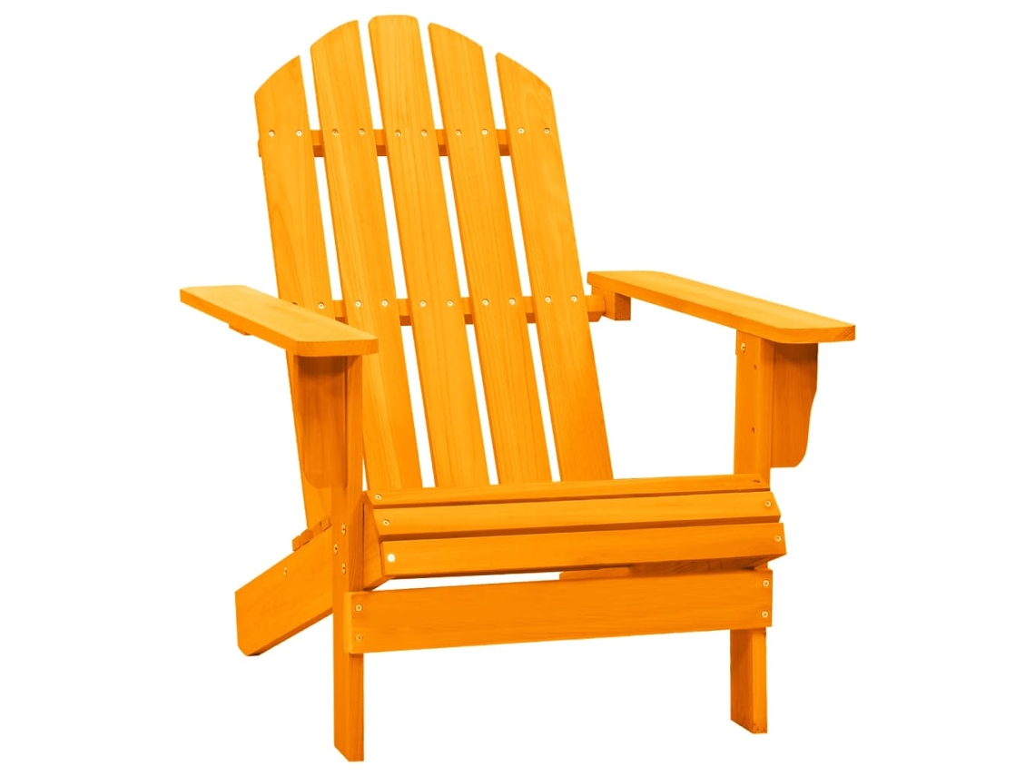 Garden Chair, Garden Chairs Vidaxl Laranja Madeira (n/a)