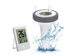 Termômetro de Piscina Sem Fio, Flutuante, Piscina, Digital Pisci na para Uso Externo, Receptor S GOKOCO