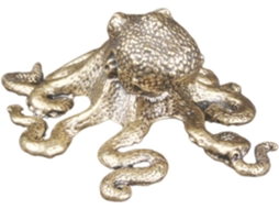 Estatueta Polvo Latão Dourado Ornamento Decorativo Único Delicado Durável Efeito Interiores Escritório Casa GOKOCO
