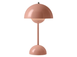 2026 lâmpada de Mesa Led Botão de Flor Nórdica de Metal Rosa 30cm para Dormitório Decoração Luz Noturna Usb 100v 240v Rosa