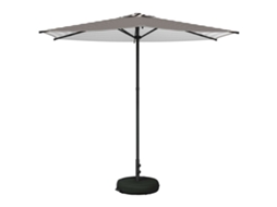 Maison Exclusive - Parasol De Jardim Com Base 270 X 270 Cm Poliéster Retangular