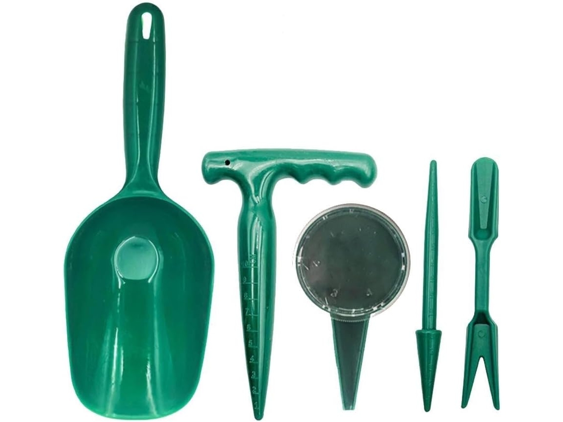 Furadeira Manual De Plástico Para Plantio Eficiente, Ferramenta