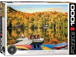 Puzzle 1000 Pcs Lakeside Cottage Quebec Eurographics
