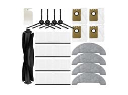 Para Honiture Q6 Pro Cabeça Escova Escova Lateral Filtro Mop Pano Sacos De Pó Brilvibera