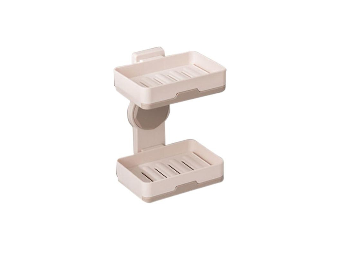 1pcs Saboneteira De Camada Dupla Para Cozinha De Banheiro