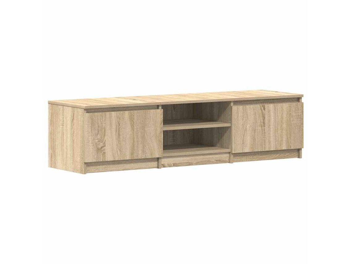 Tv Cabinet, Tv Cabinets Vidaxl Marrom Madeira Processada (n/a)