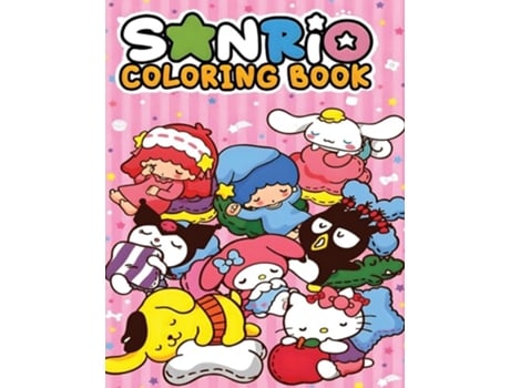 Livro Sanrio Coloring Book Unleash Your Creativity Fun and Unique My Melody Coloring Book for All Ages! de Sanrio Coloring Book (Inglês)
